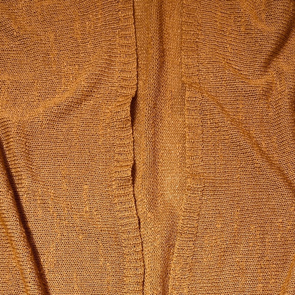 FOREVER 21 Clay Brown Mid Length Knitted Cardigan Size Small - Picture 9 of 10
